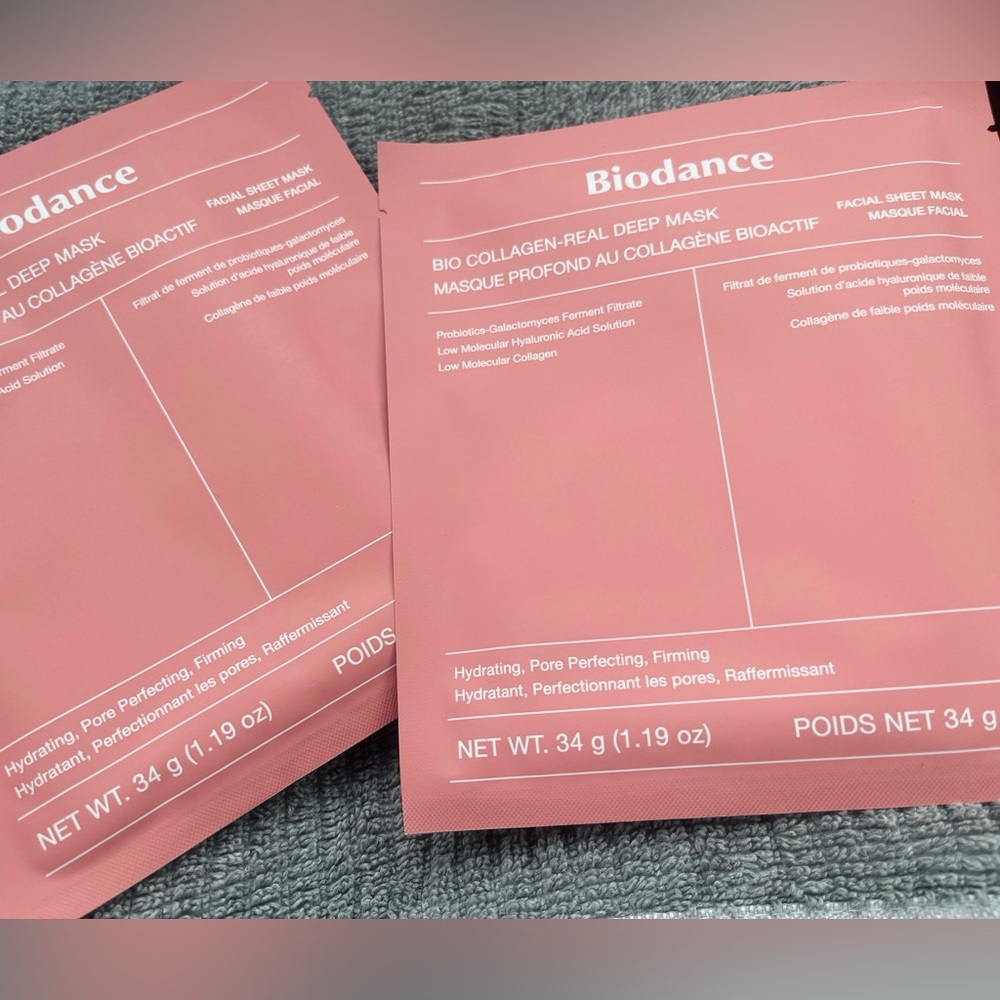 Pink Bio dance Collagen-Real Deep Mask: 2 mask
